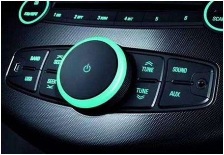汽车音响透光按键标识技术—紫外激光打标机